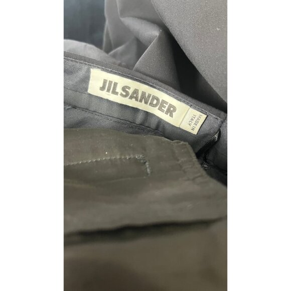 JIL SANDER BLACK TAILORED TAPERED DRESS PANTS  6 - Picture 7 of 8